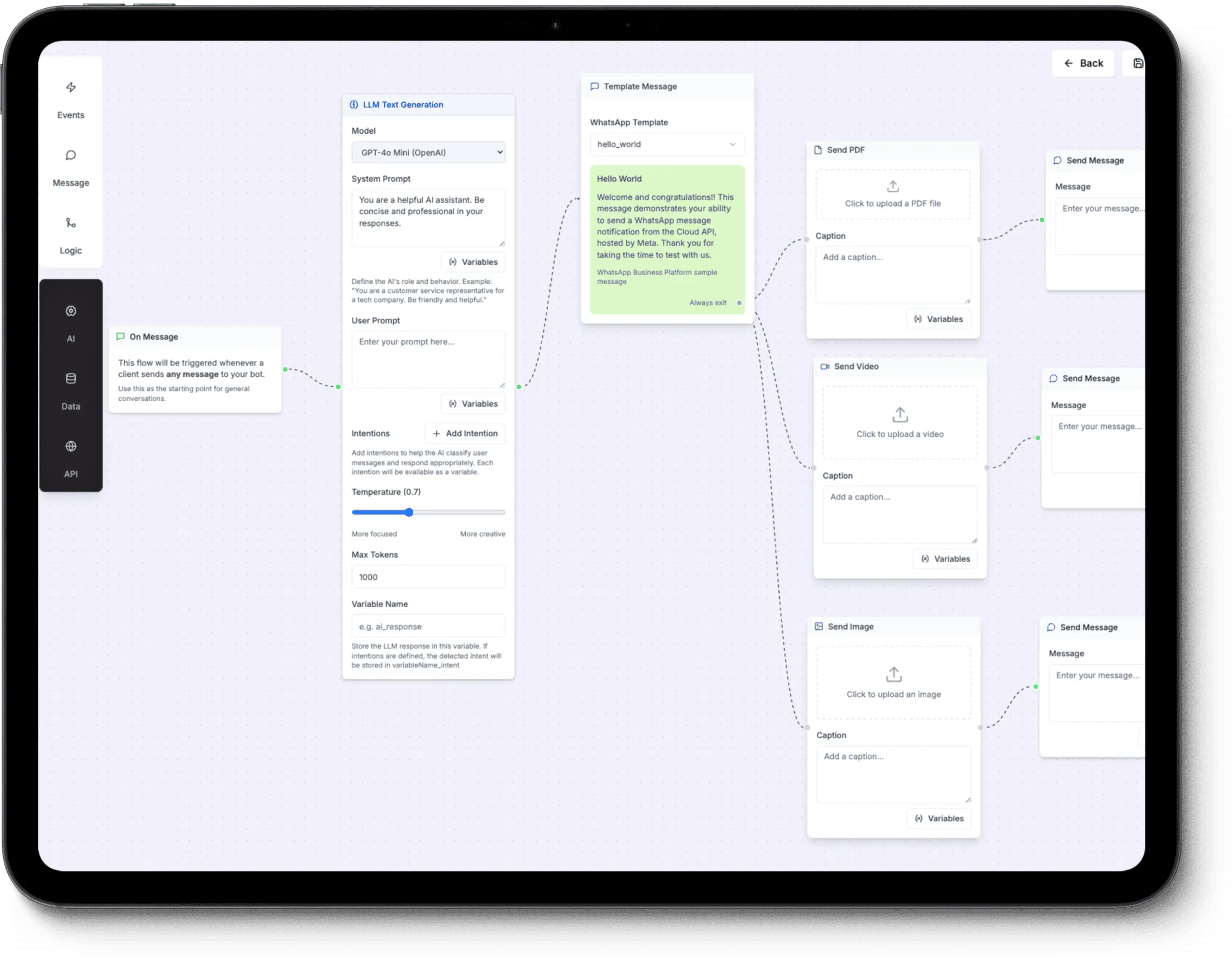 Automated Chat Replies